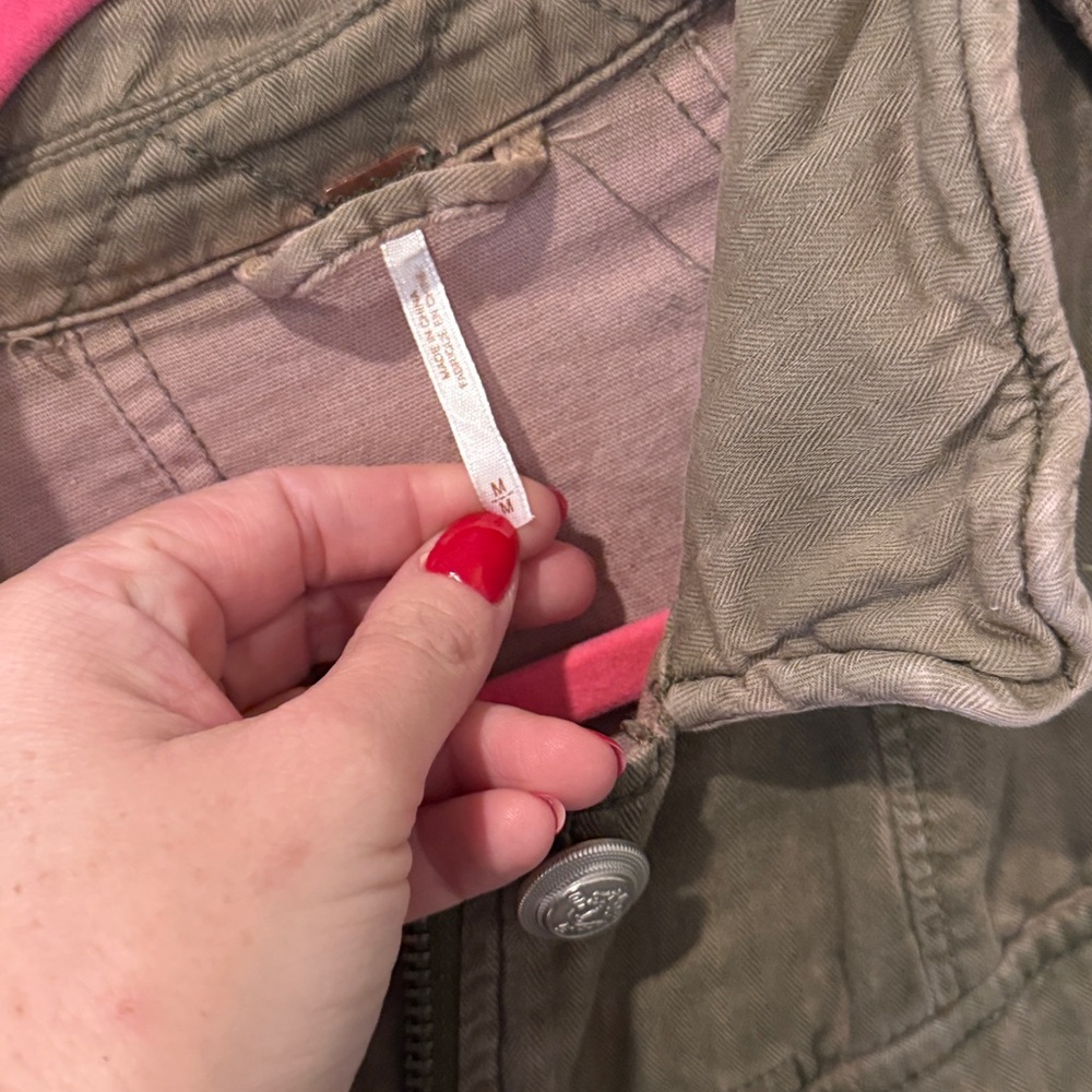 Free People Not Your Brothers surplus jacket, medium - Picture 4 of 11
